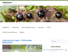Tablet Screenshot of giftpflanzen.org